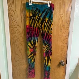 Tie dye leggings